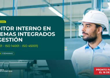 13VO CURSO – TALLER:  INTERPRETACIÓN Y FORMACIÓN DE AUDITOR INTERNO DE SISTEMAS INTEGRADOS DE GESTIÓN (ISO 9001 – ISO 14001 – ISO 45001)